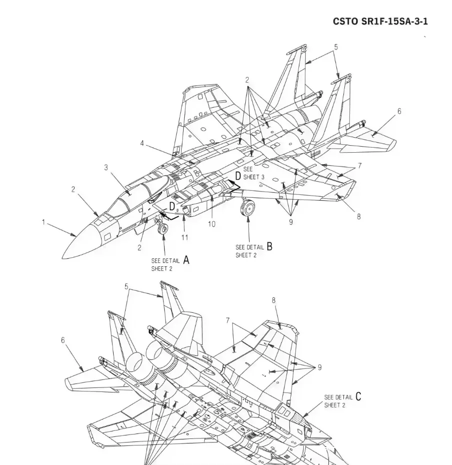 【技术】【美国】美国F15战斗机与导弹设计图纸合集 F15 Fighter & Missile Design Drawings｜CAD图纸 波音出品 航空爱好者收藏- 关先生资源站