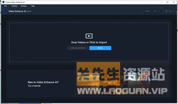 《TopazVideoAI》3.0.10（老视频4K修复 中文绿色汉化版）- 关先生资源站