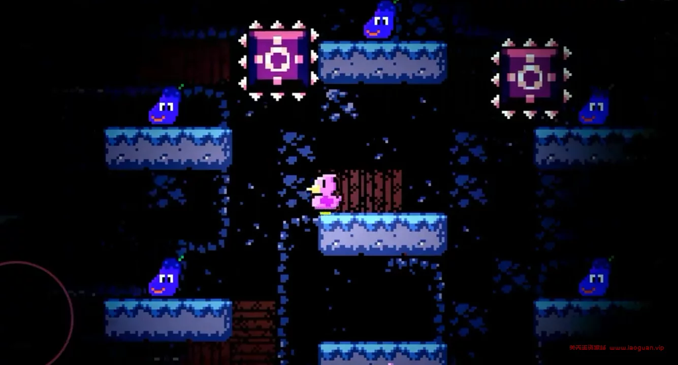 《洞穴鸭》画风和音乐都非常复古的像素怀旧游戏，感觉像是回到了小时候最喜欢玩的红白机面前- 关先生资源站