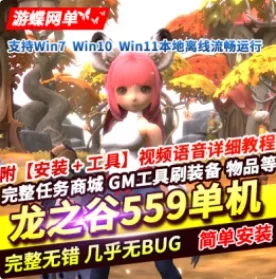 《龙之谷》559单机版稀有完整镜像一键服务端GM工具后台网单- 关先生资源站