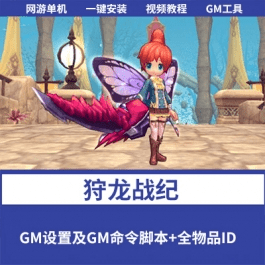 《狩龙战纪》VM一键单机版+GM设置及GM命令脚本+全物品ID- 关先生资源站