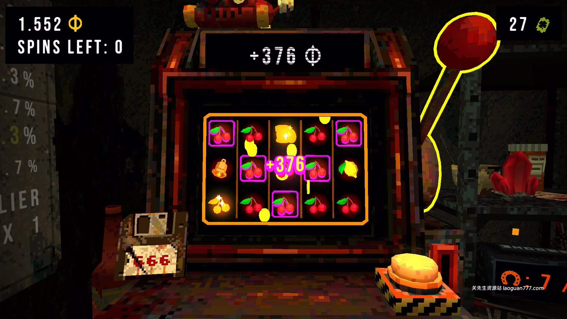 图片[2]- 安卓手机游戏《四叶草深渊》[完整版]最新Steam移植好玩上头的休闲肉鸽老虎机“戒赌模拟器”游玩推荐！- 关先生资源站