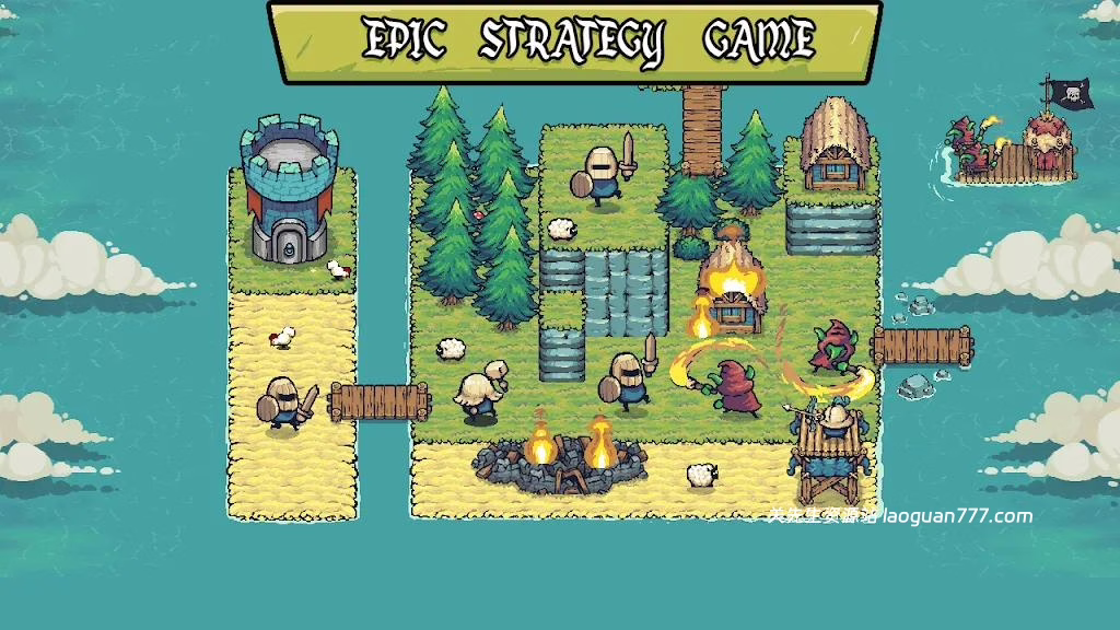 图片[2]- 安卓手机游戏《保卫岛屿v1.23》[中文版+完整版]2D沙盒卡通手绘画风收集建造探索塔防集一体像素RTS海岛打仗很有趣！- 关先生资源站