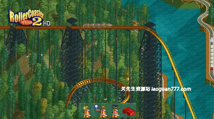 一天一款老游戏013：过山车大亨1+2+3全套8个版本+修改器+MOD+游乐园建造师+联机版+手机版- 关先生资源站