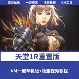 《天堂1R重置版》超稀有资源网单 VM一键单机版+视频教程- 关先生资源站