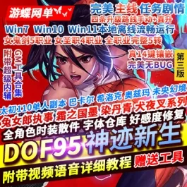 《DOF》单机版95神迹新生第3版5转真14键镶嵌宽屏新时装GM工具- 关先生资源站