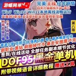 《DOF》95黑金仿官第8版|完美任务副本|宽屏|内辅传送签到|GM工具-宝藏游戏
